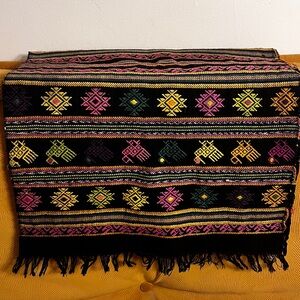 * Handmade woven tapestry